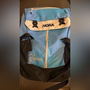 Hoka Blue & Cream 'Fly Human Fly' Pack